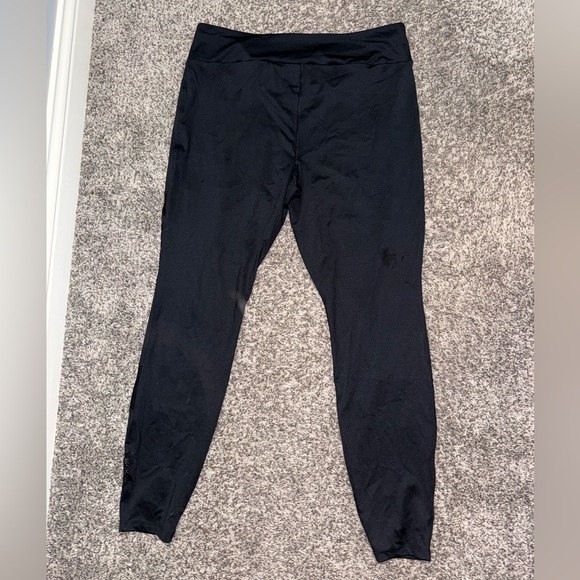 NWOT Forever 21 Black Mesh Panel Leggings - Picture 4 of 4